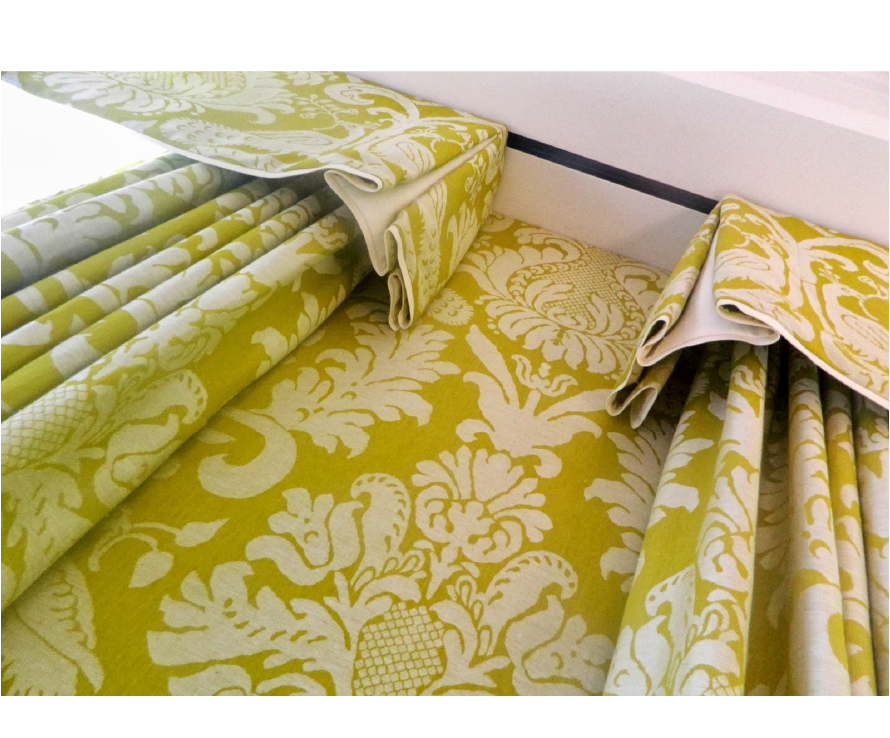 Chandler and Peacock upholstery curtains blinds Kensington 